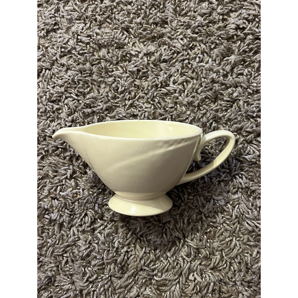 Vintage Homer Laughlin Serenade Yellow Creamer‎ Bowl Mid Century 1940s VGC!